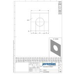 DW-FU Ø 300 mm Wand-/Deckenblende einteilig 0°