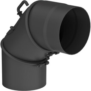 Ø 120 mm Ofenrohr Bogen drehbar 0-90° - mit...