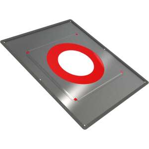 DW-FU &Oslash; 80 mm Deckenblende mit Dichtung f&uuml;r Dampfsperre 0-20&deg;