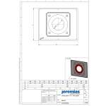 DW-FU Ø 80 mm Deckenblende mit Dichtung für Dampfsperre 0-20°