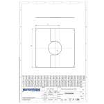 DW-FU Ø 80 mm Wand-/Deckenblende zweiteilig 0-30°