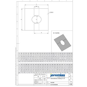 DW-FU Ø 200 mm Wand-/Deckenblende zweiteilig...