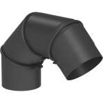 Ø 120 mm Ofenrohr Multibogen - schwarz