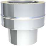 DW-FU Ø 80 mm Übergang EW glatt/ DW-FU