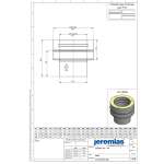 DW-FU Ø 80 mm Übergang EW glatt/ DW-FU