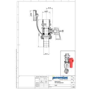 DW-FU Absperrhahn 1/2“ Außengewinde...