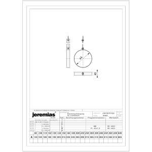 DW-FU &Oslash; 80 mm Deckenaufh&auml;ngung f&uuml;r Lochband