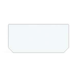 Funkenschutzplatte Glas für Kaminofen Sechseck 120 x...