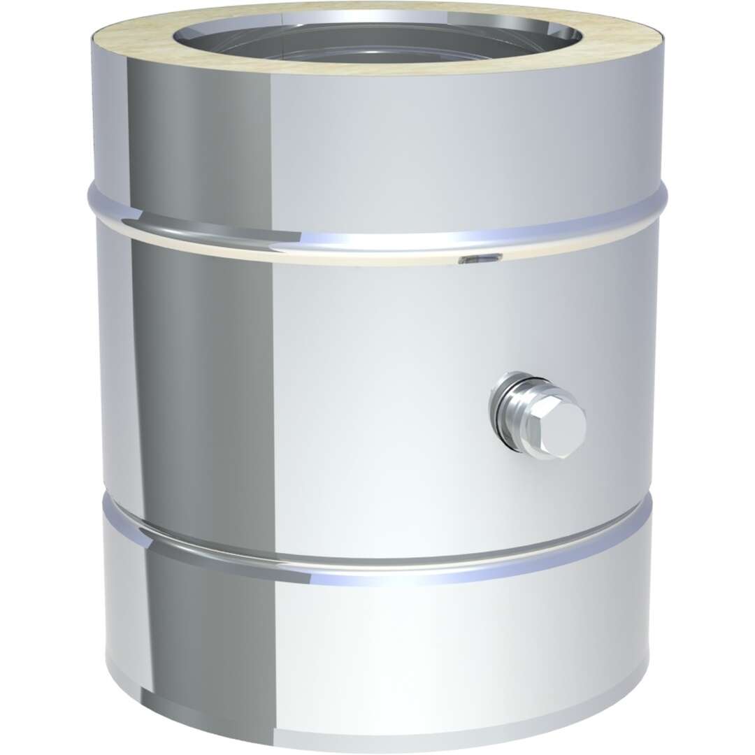 DW-FU Ø 80 mm Messelement 250 mm mit 1/2“ Muffe und Verschlussschraube