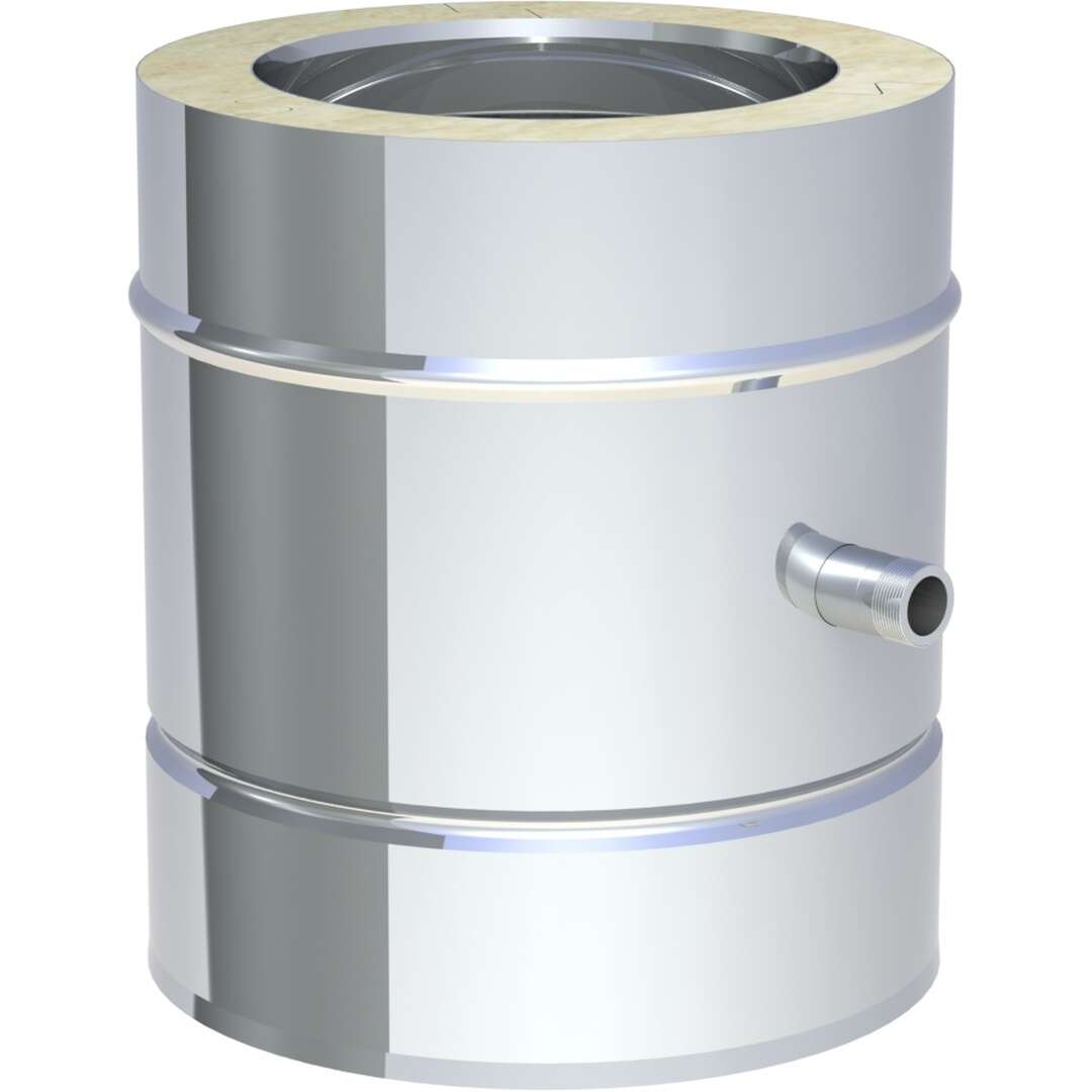 DW-FU Ø 80 mm Entwässerungselement 250 mm für horizontalen und vertikalen Einbau, mit 1/2“ Nippel