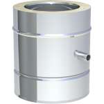 DW-FU Ø 80 mm Entwässerungselement 250 mm für horizontalen und vertikalen Einbau, mit 1/2“ Nippel