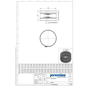 DW-FU Ø 150 mm Klemmband
