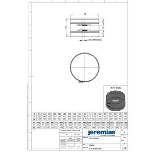 DW-FU Ø 600 mm Klemmband