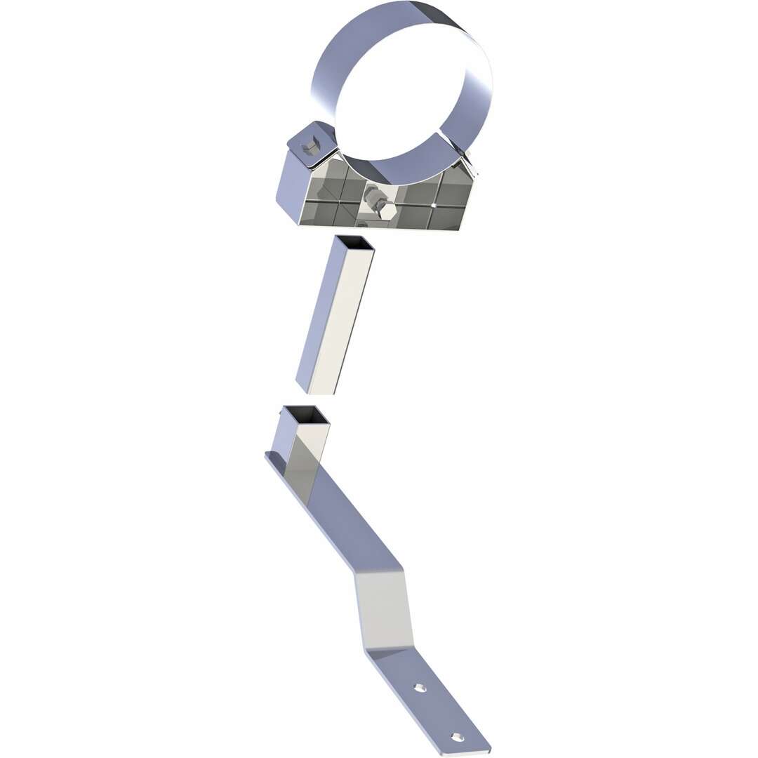 DW-FU Ø 80 mm Dachhaken-Set zur Schornsteinbefestigung auf Schrägdächern