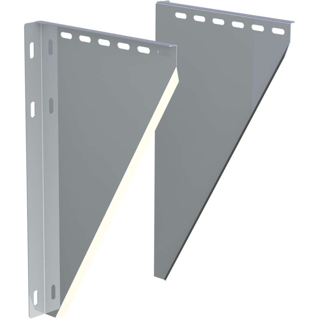 Ø 80 mm Konsolbleche verstellbar von 50 - 150 mm