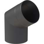 Ø 120 mm Ofenrohr Bogen 60° - schwarz