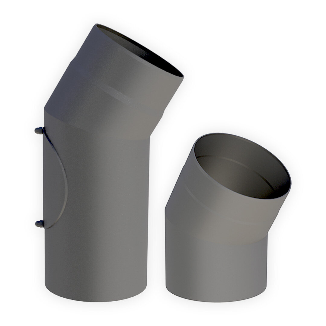Ofenrohr Bogen 30°