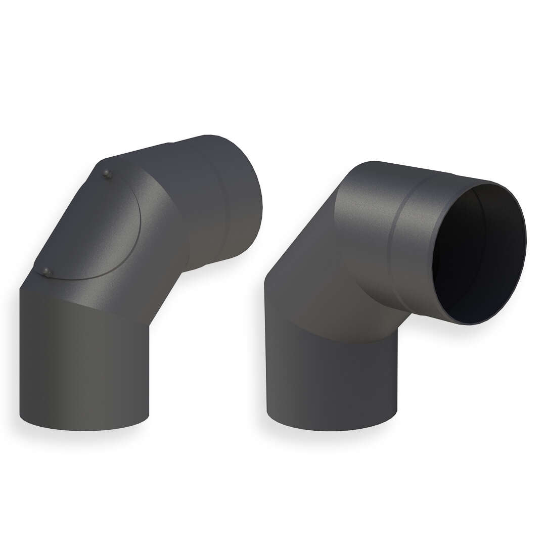 Ofenrohr Bogen 90°