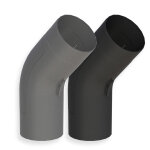 Ø 150 mm Ofenrohr Bogen 45° gezogen - mit Tür