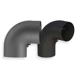 Ø 150 mm Ofenrohr Bogen 90° gezogen - mit...