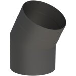Ø 180 mm Ofenrohr Bogen 30° - schwarz