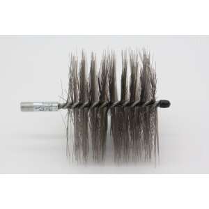 Rohrbürste quadratisch - M12 - Stahl glatt - 0,40 mm