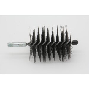 Rohrb&uuml;rste quadratisch - M12 - Stahl glatt - 0,40 mm