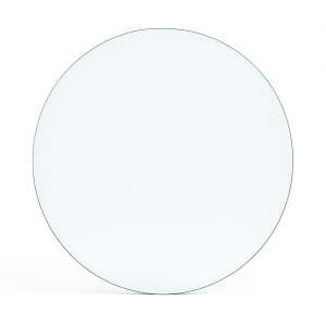 Funkenschutzplatte Glas f&uuml;r Kaminofen Kreis 110 x 110 x 0,6 cm