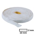 Fermit Ofendichtband weiß - selbstklebend - 10 x 2 mm