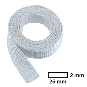 Fermit Ofendichtband wei&szlig; - selbstklebend - 25 x 2 mm