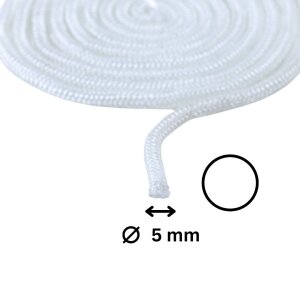 Fermit Ofendichtschnur wei&szlig; - 5 mm