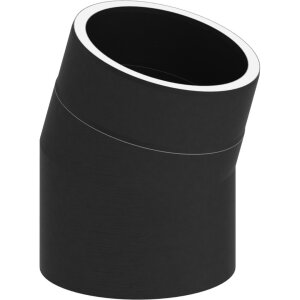 Ofenrohr doppelwandig ISO-Line Winkel 15&deg;