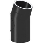 Ofenrohr doppelwandig ISO-Line Winkel 15°