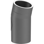 Ofenrohr doppelwandig ISO-Line Winkel 15°