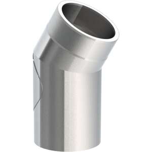 Ofenrohr doppelwandig ISO-Line Winkel 30°