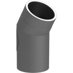 Ofenrohr doppelwandig ISO-Line Winkel 30°