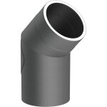 Ofenrohr doppelwandig ISO-Line Winkel 45°