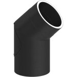 Ofenrohr doppelwandig ISO-Line Winkel 45°