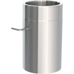 Ofenrohr doppelwandig ISO-Line Längenelement 300 mm mit Drosselklappe