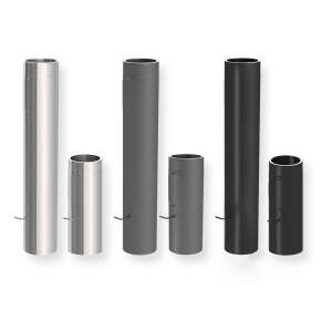 Ofenrohr doppelwandig ISO-Line Längenelement mit...