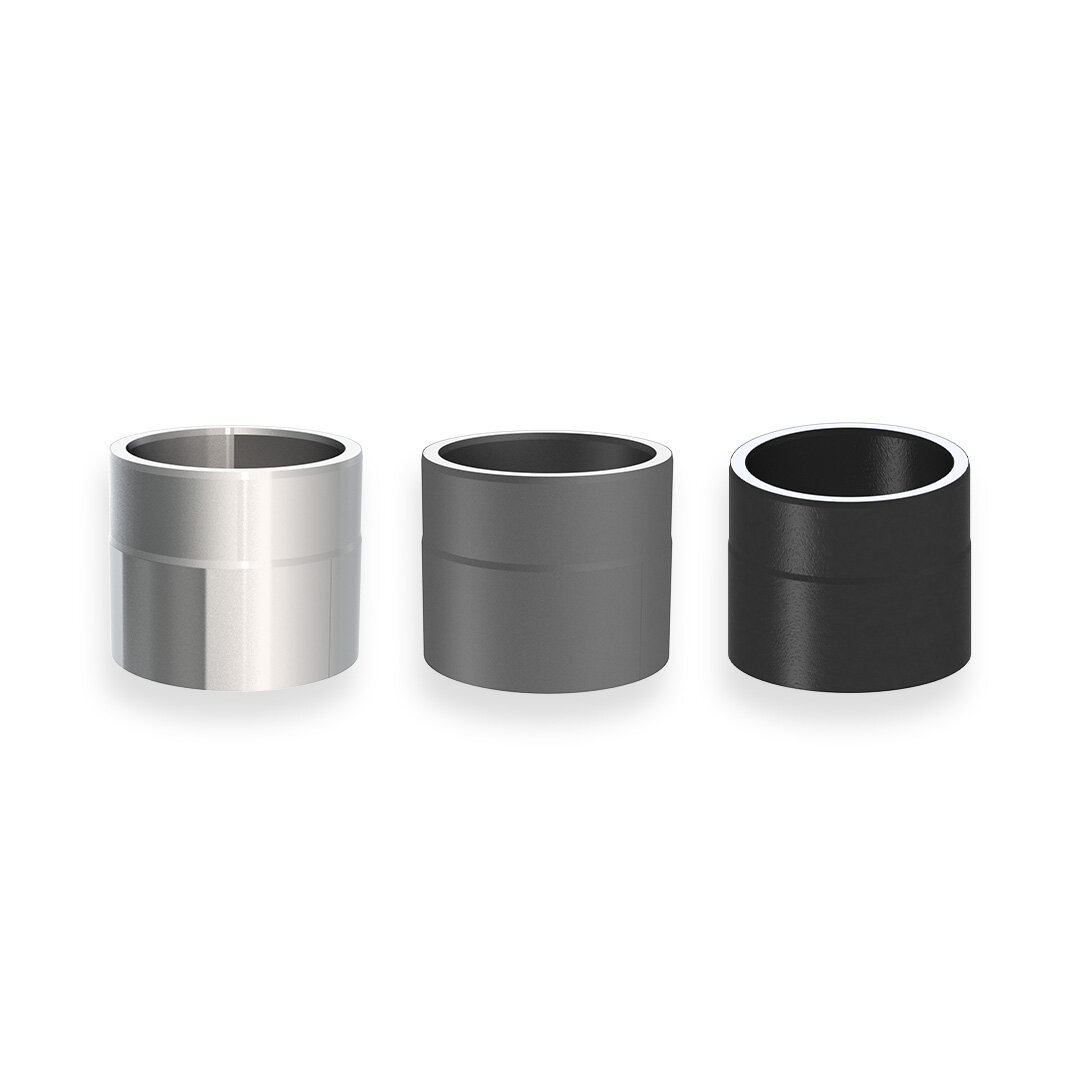 Ofenrohr doppelwandig ISO-Line Längenelement 150 mm mit Kondensatring