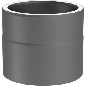 Ofenrohr doppelwandig ISO-Line L&auml;ngenelement 150 mm mit Kondensatring