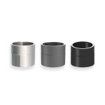 Ofenrohr doppelwandig ISO-Line Längenelement 150 mm mit Kondensatring