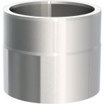 Ofenrohr doppelwandig ISO-Line Längenelement 150 mm mit Kondensatring