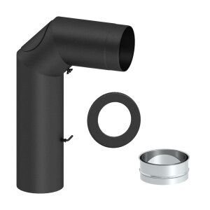 Ø 180 mm Ofenrohrset kantig - mit Tür und...