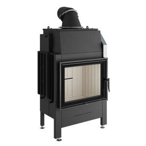 Wasserf&uuml;hrender Kamineinsatz Spartherm Varia 1V H2O - T&uuml;ranschlag links