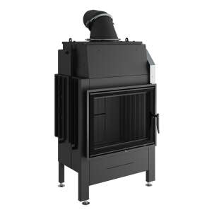 Wasserf&uuml;hrender Kamineinsatz Spartherm Varia 1V H2O - T&uuml;ranschlag links