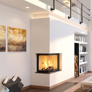 Wasserf&uuml;hrender Kamineinsatz Spartherm Varia 2L/2R-55h H2O