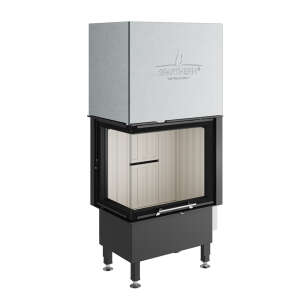 Wasserf&uuml;hrender Kamineinsatz Spartherm Varia 2L-55h H2O - Eckscheibe links