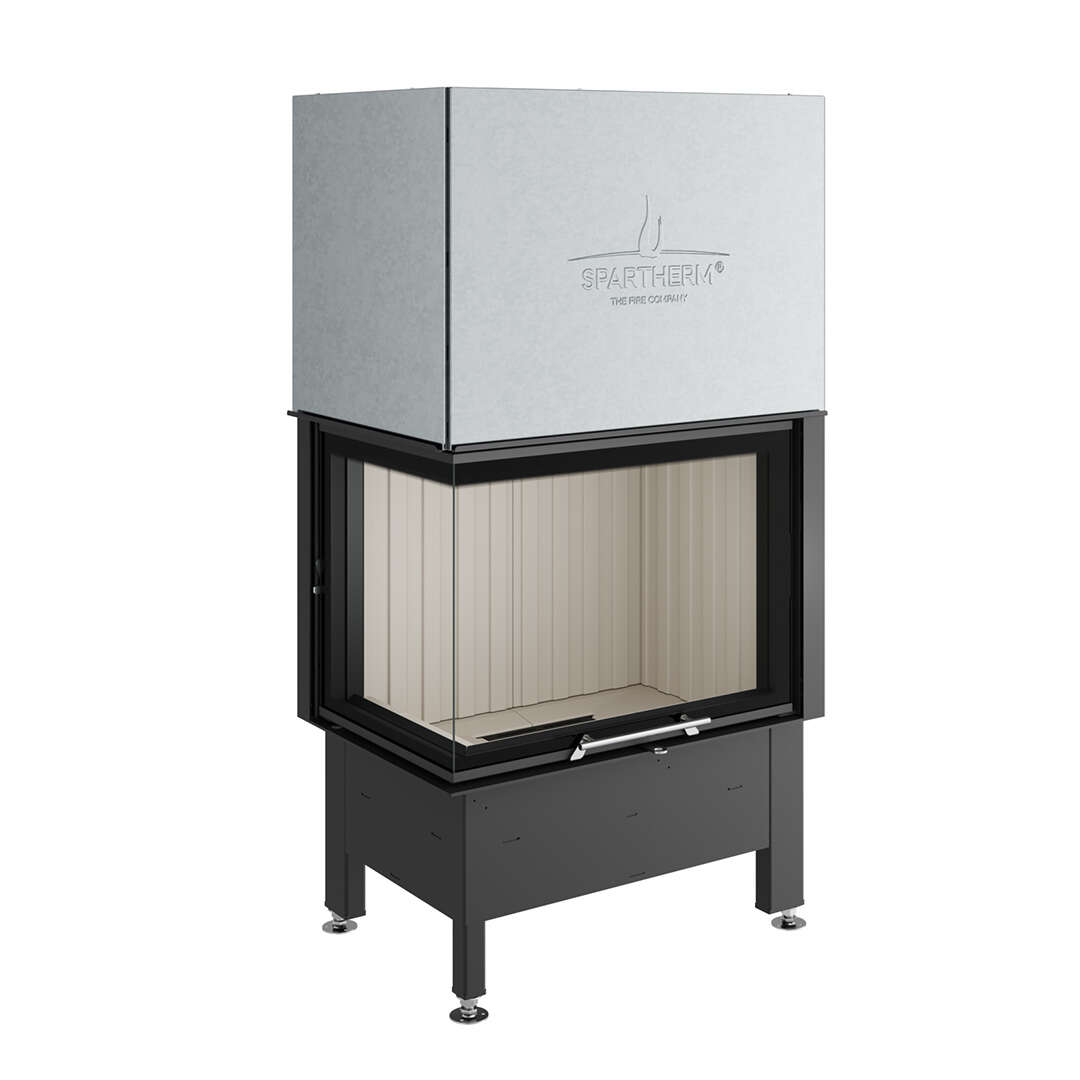 Wasserführender Kamineinsatz Spartherm Varia 2Lh H2O - Eckscheibe links